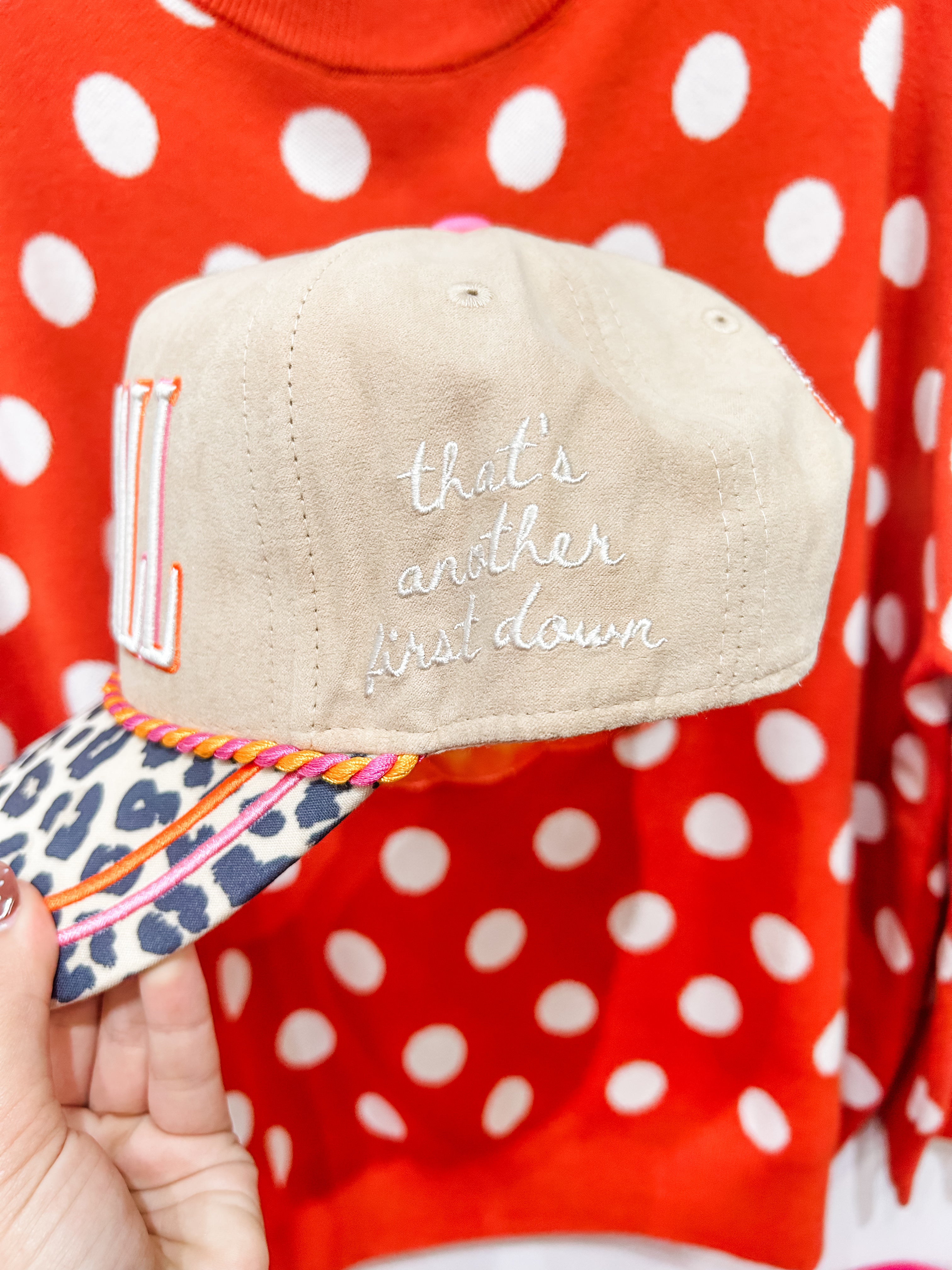 Football Fan Leopard Hat