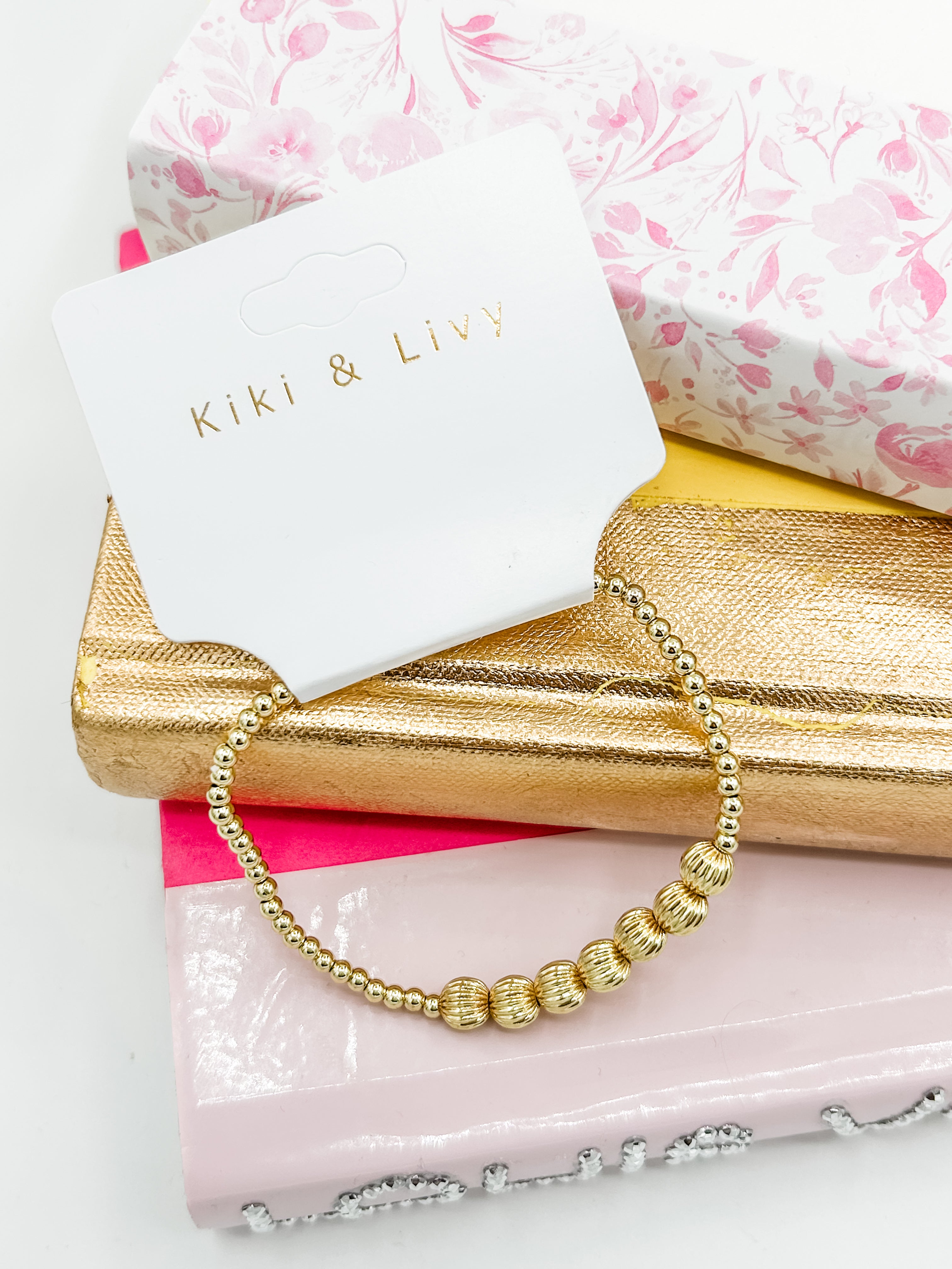 Kiki & Livy Gold Beaded Bracelets