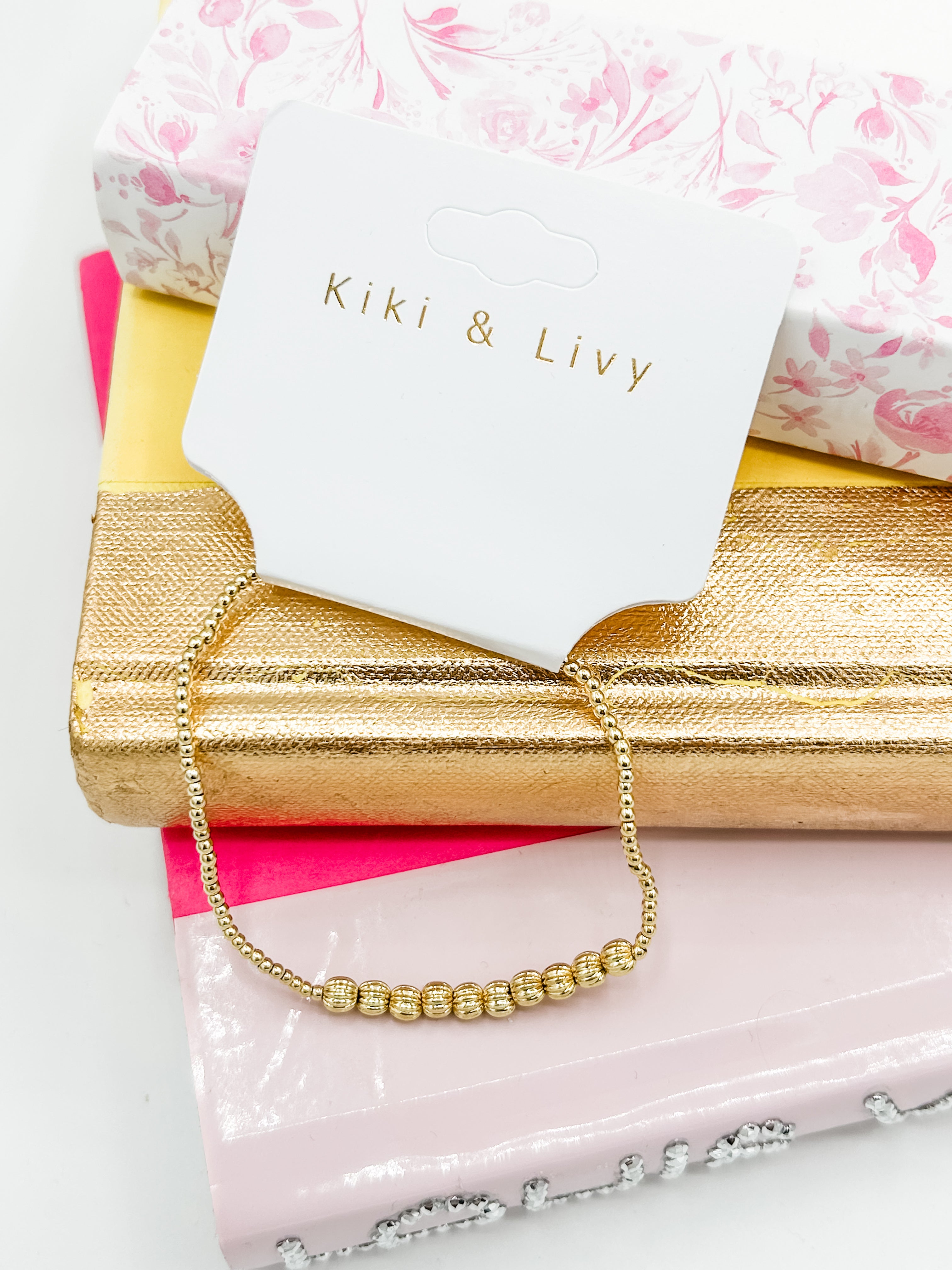 Kiki & Livy Gold Beaded Bracelets