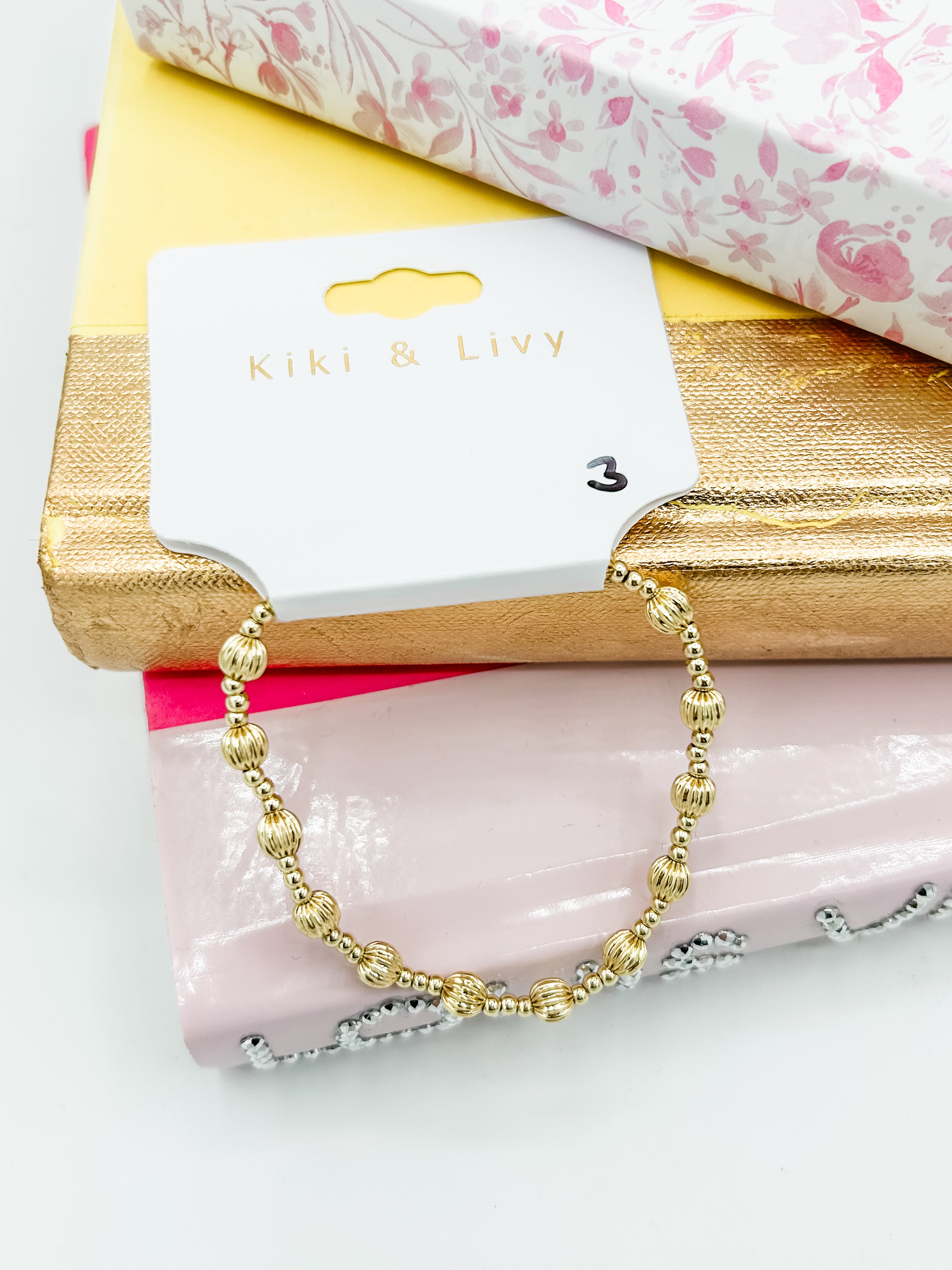 Kiki & Livy Gold Beaded Bracelets