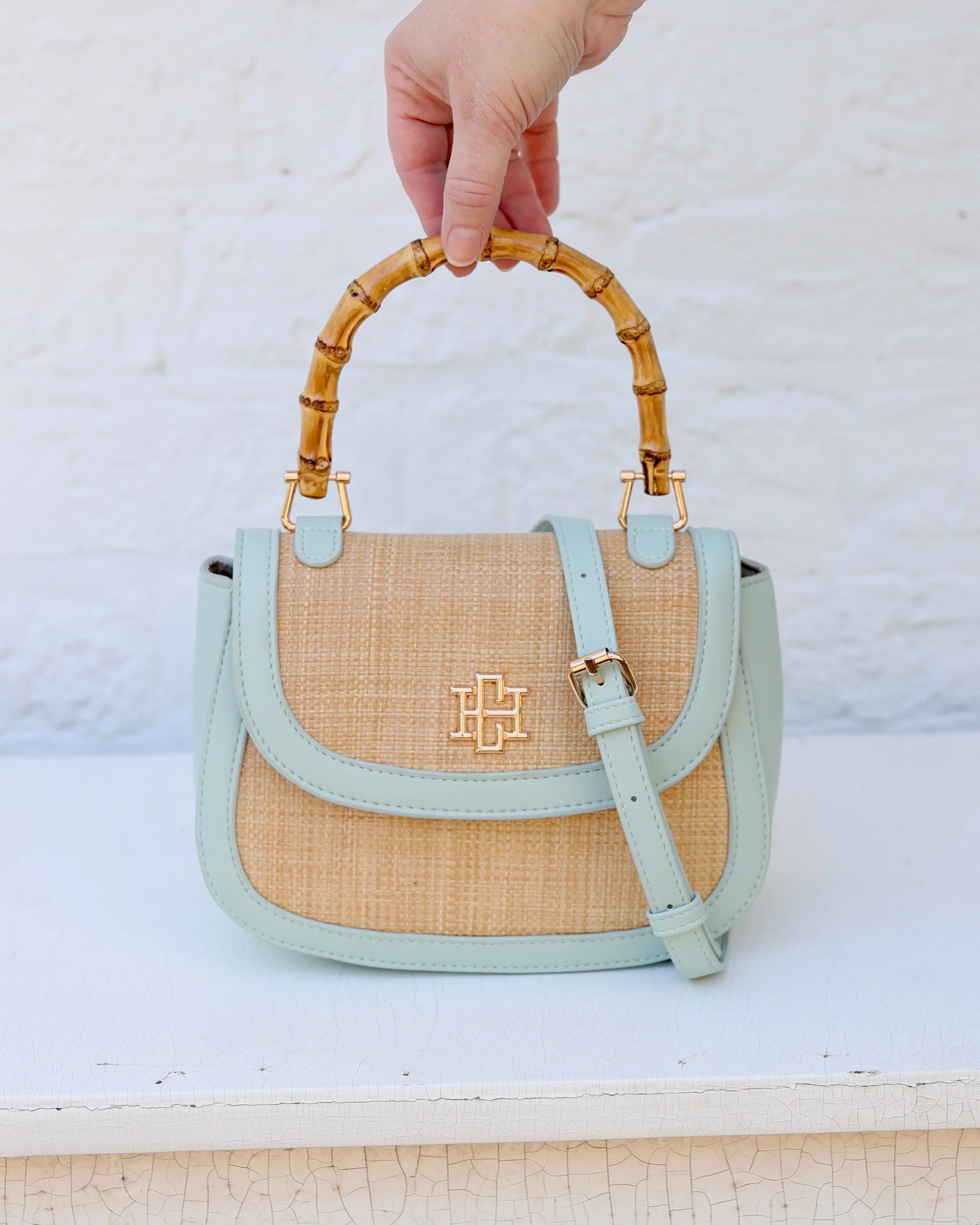 Jessica Handbag Natural Mint