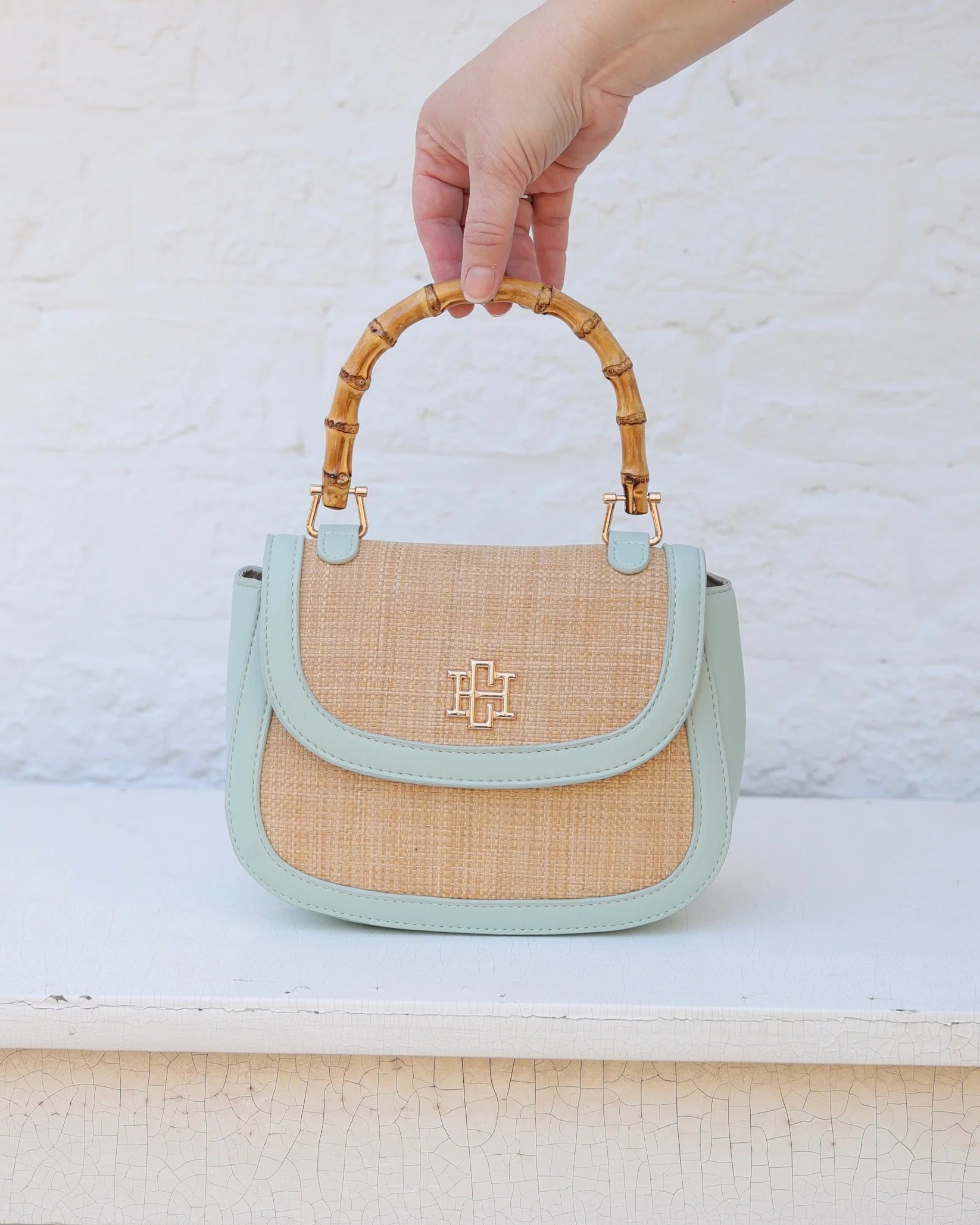 Jessica Handbag Natural Mint