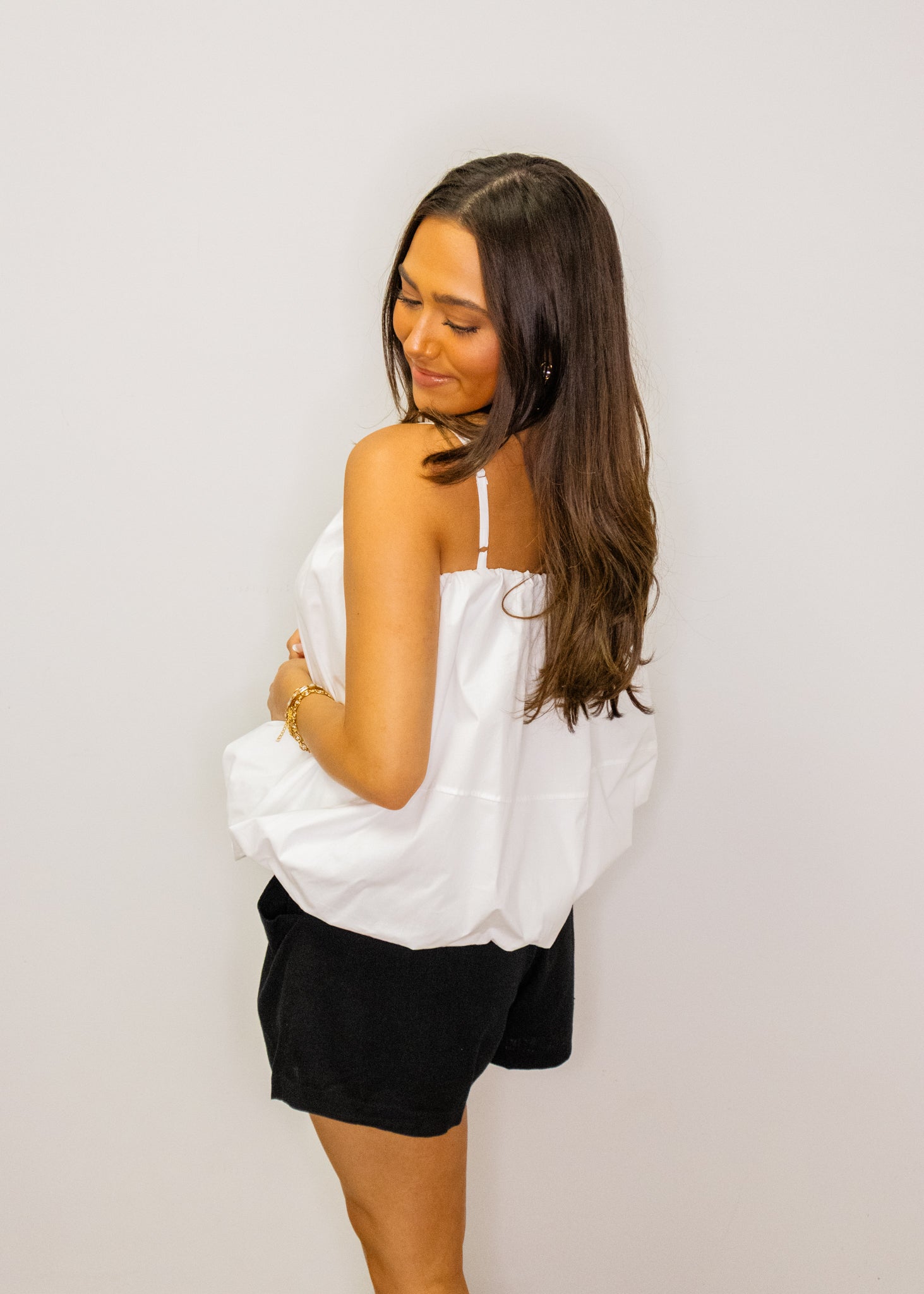Black Linen Relaxed Shorts