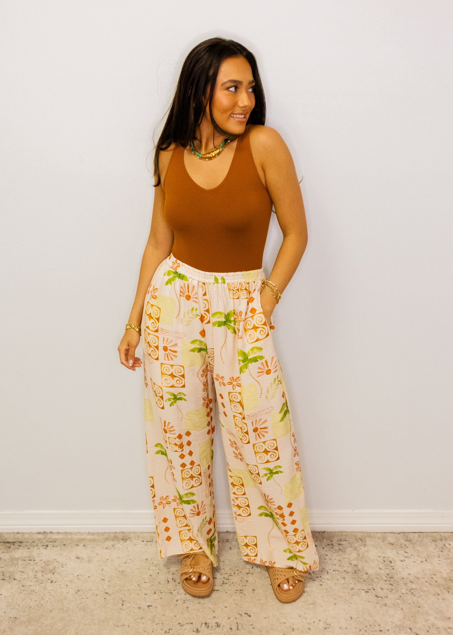 Caramel Reversible Seamless Tank