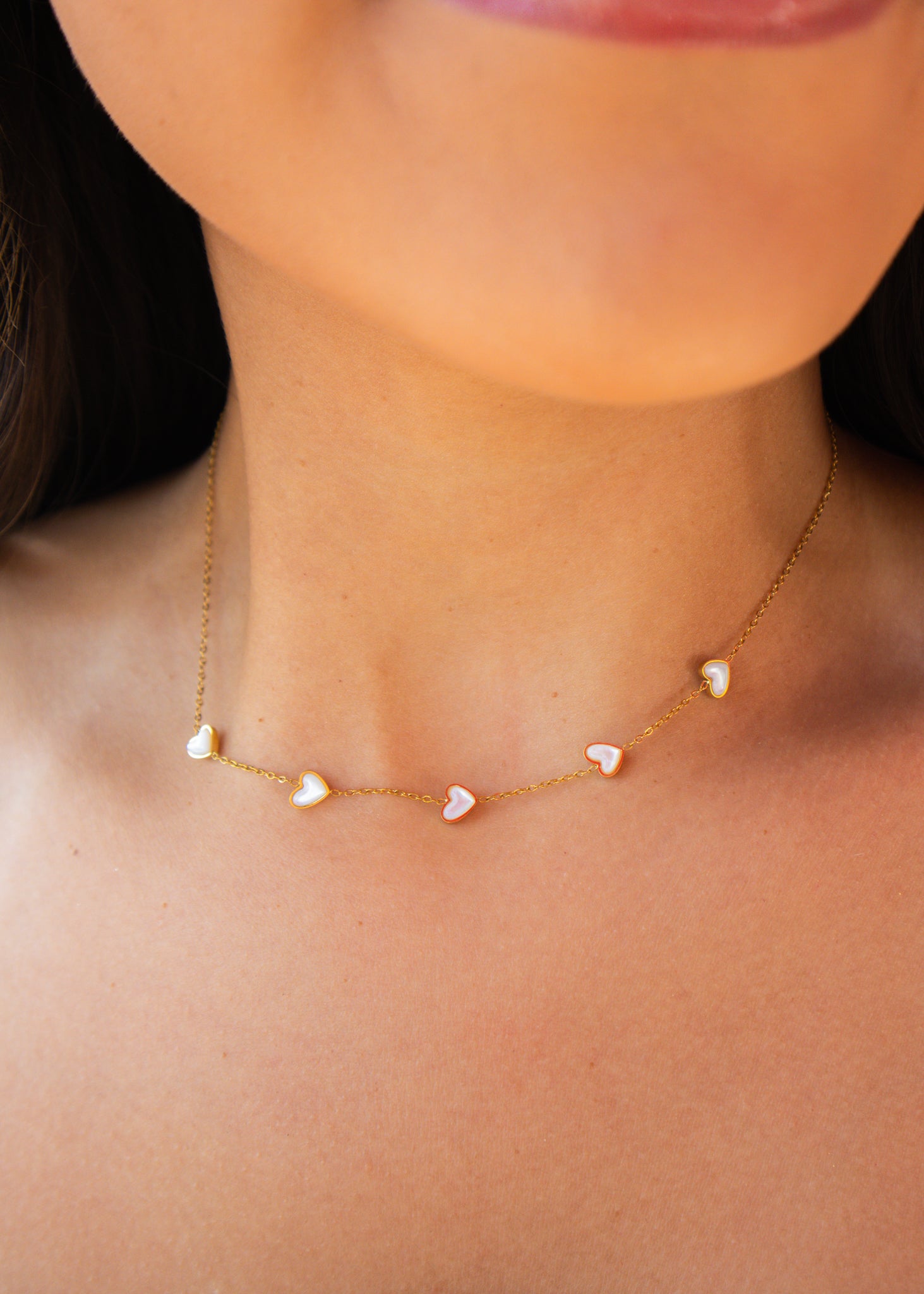 Gold Ivy Heart Necklace