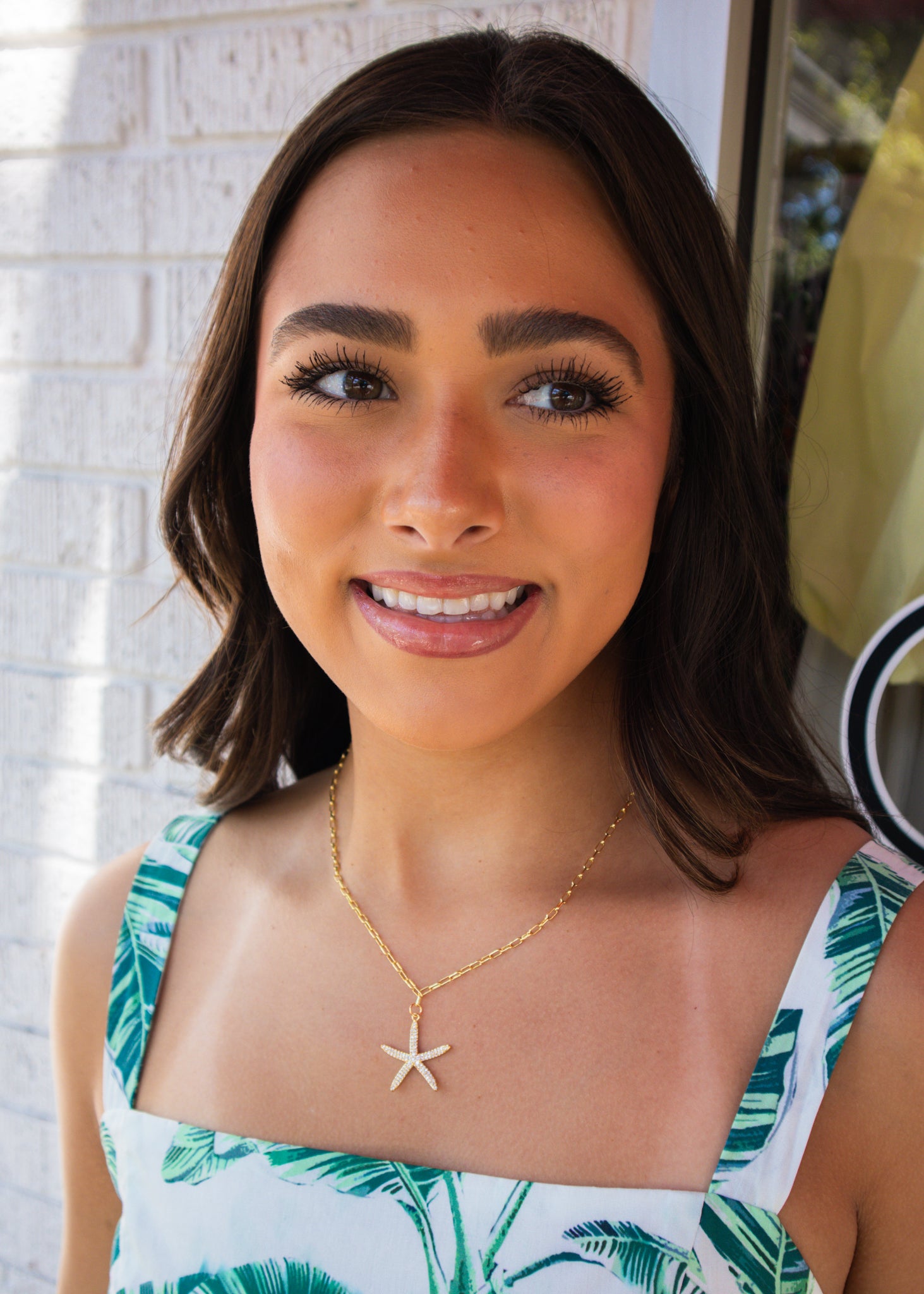 Gold Starfish Necklace