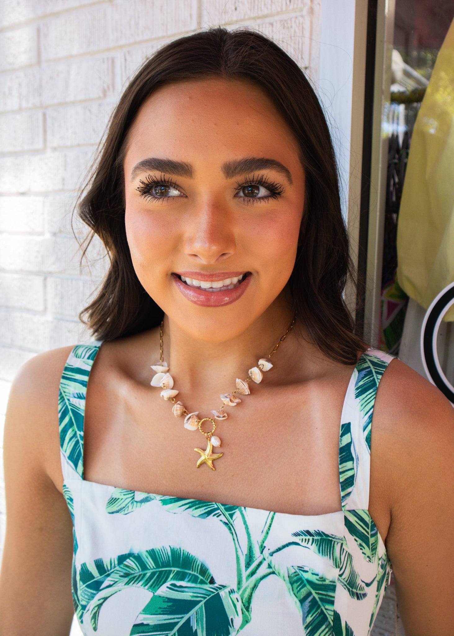 Gold Josephine Shell Necklace