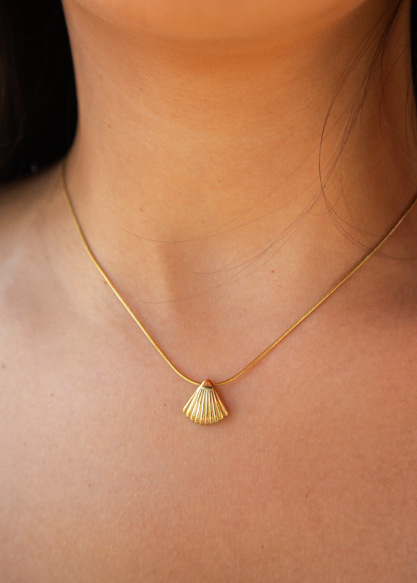 Golden Shell Necklace