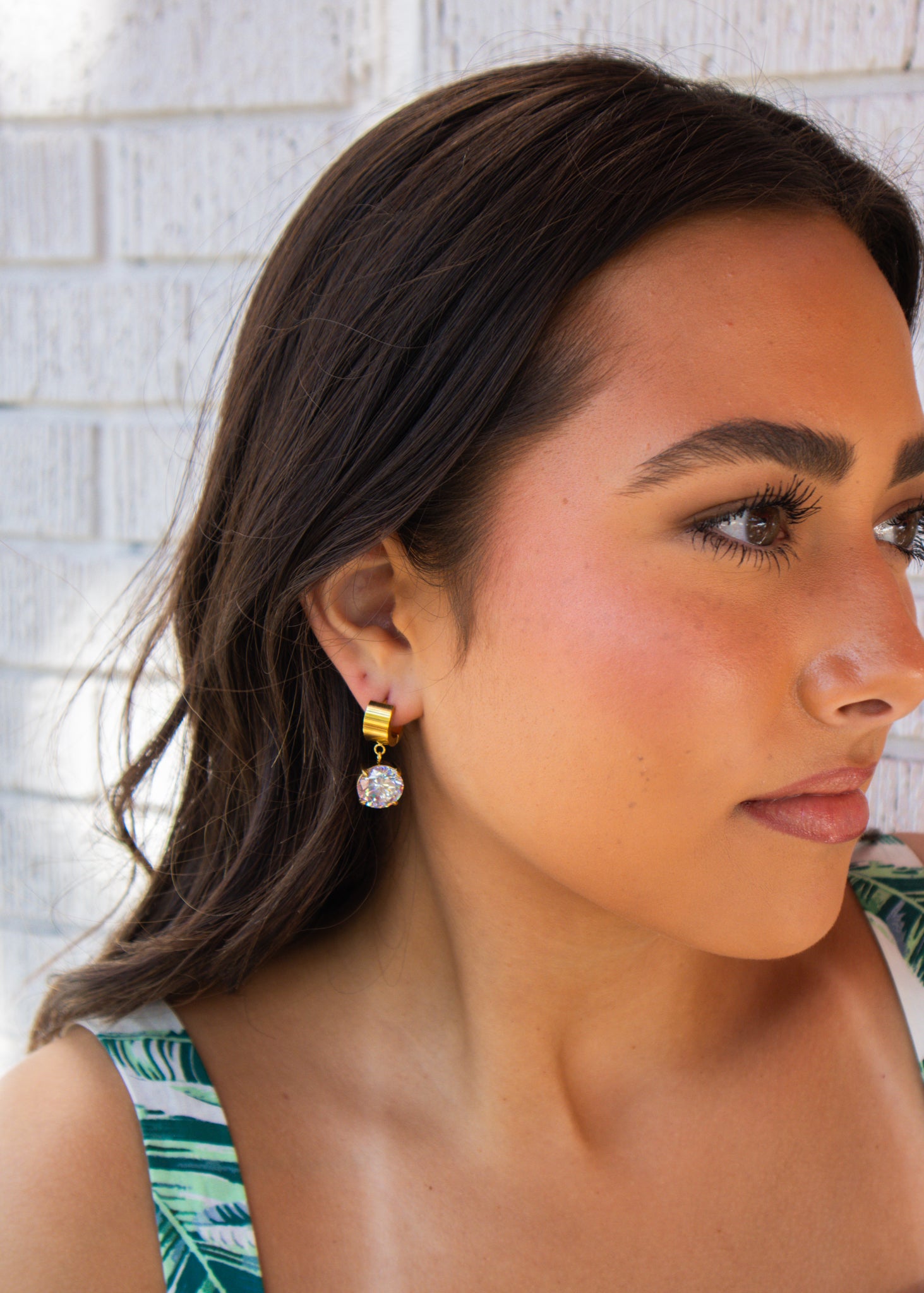 Gold Johanna Diamond Earrings