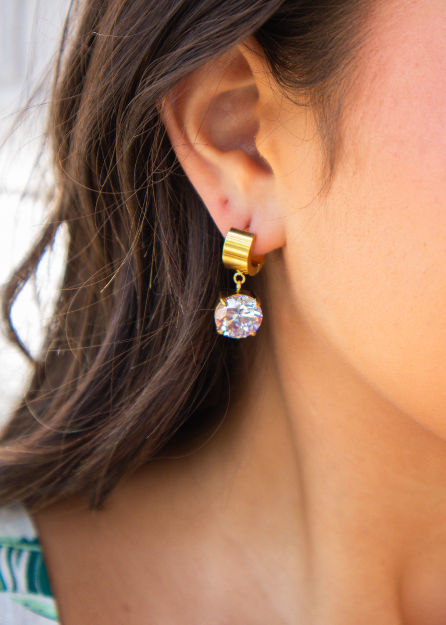 Gold Johanna Diamond Earrings