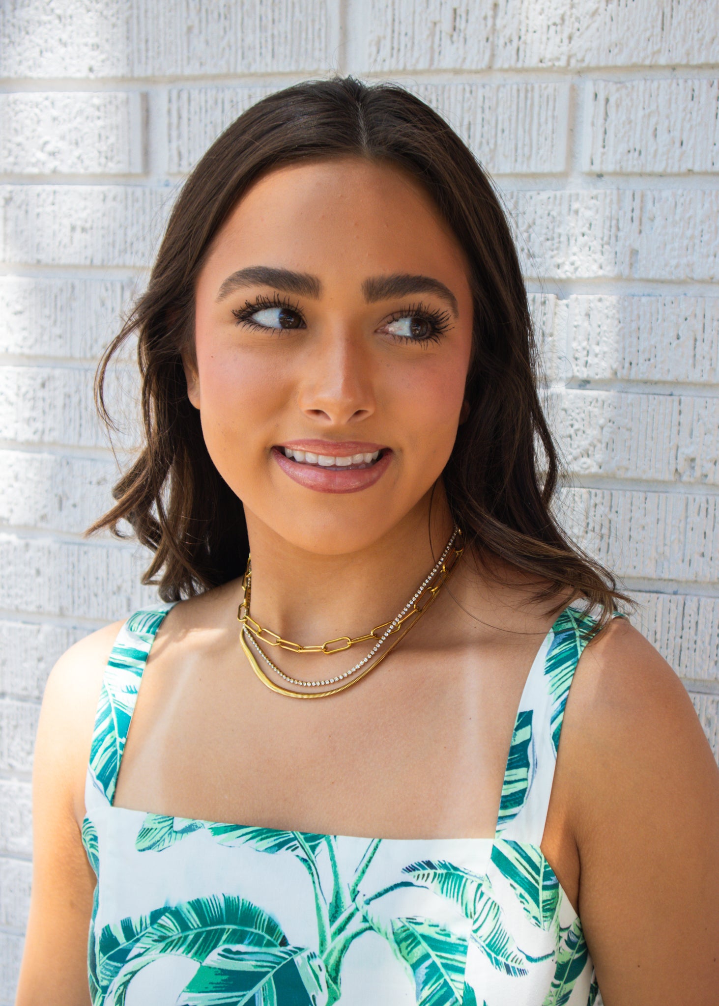 Two Toned Kate Layered Necklace