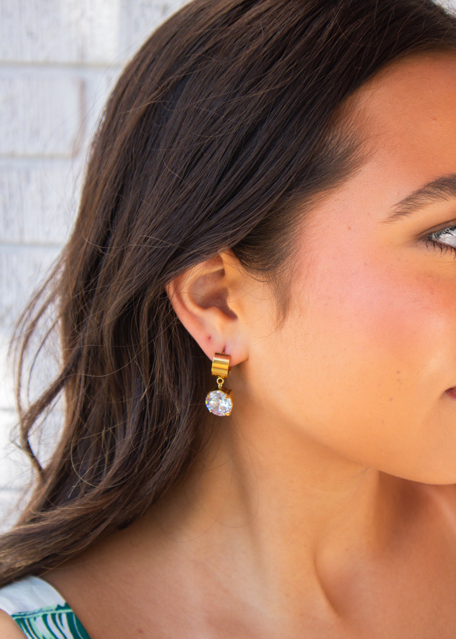 Gold Johanna Diamond Earrings