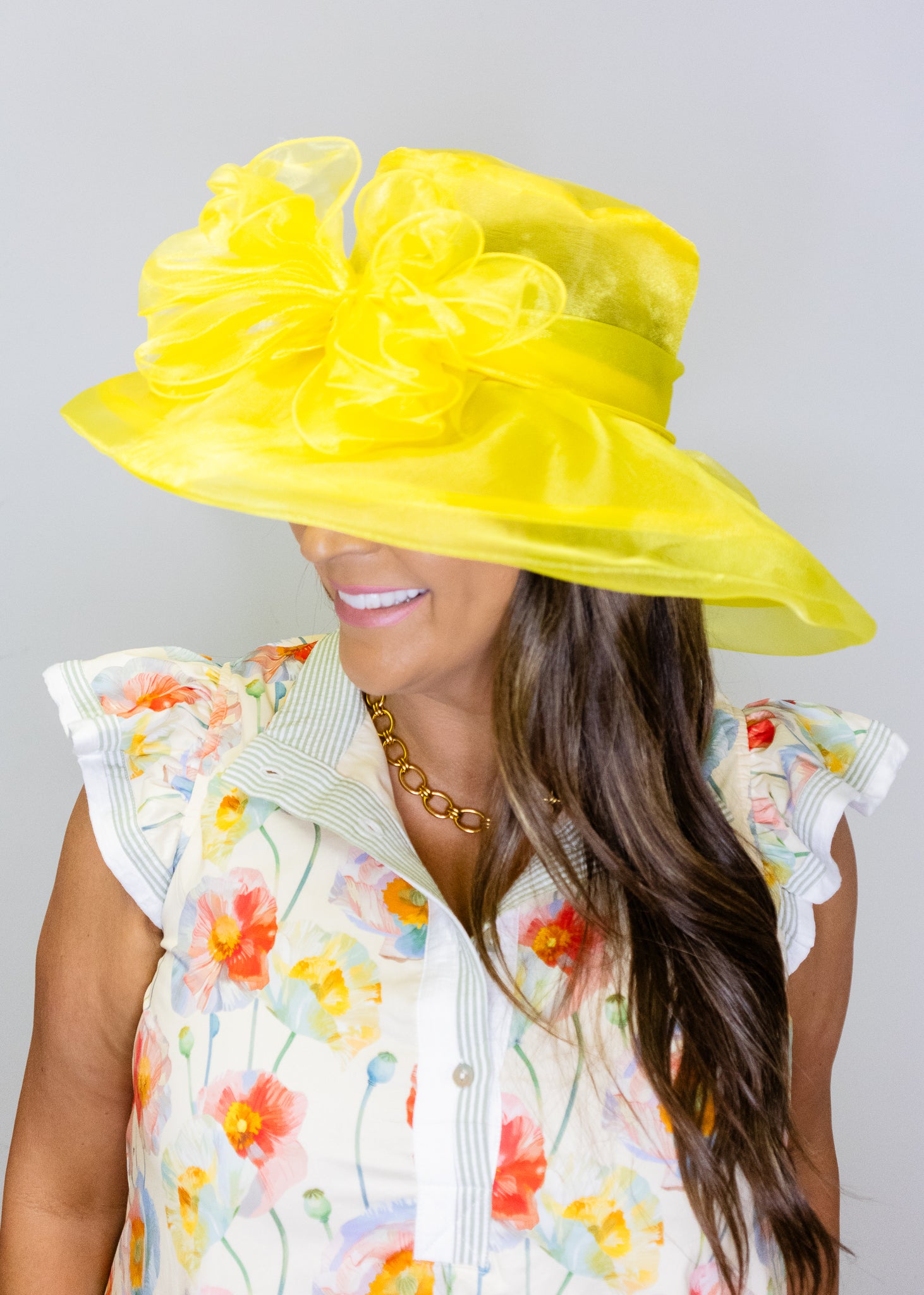 Organza Floppy Church Hat
