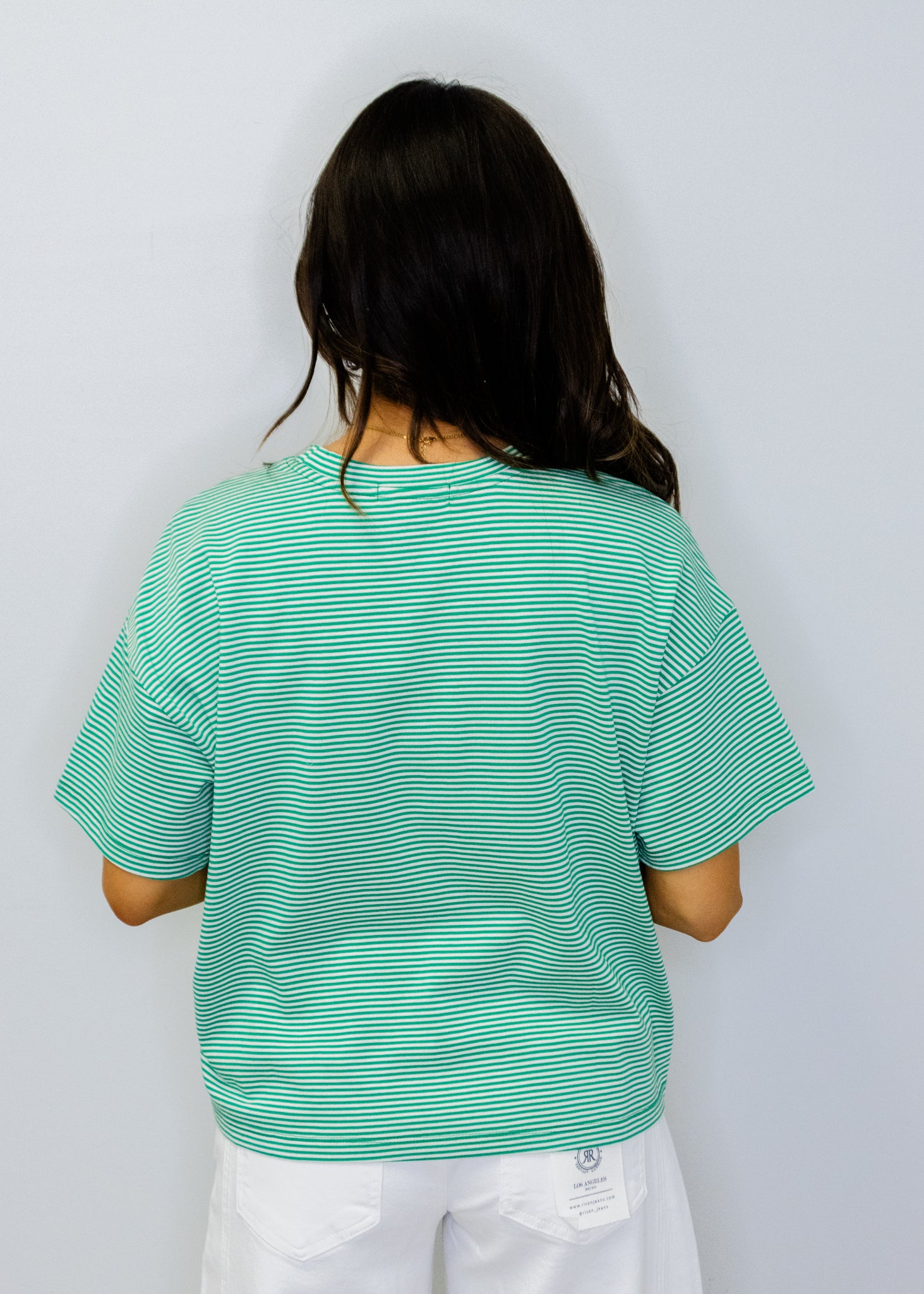 Green Golf Stripe Tee