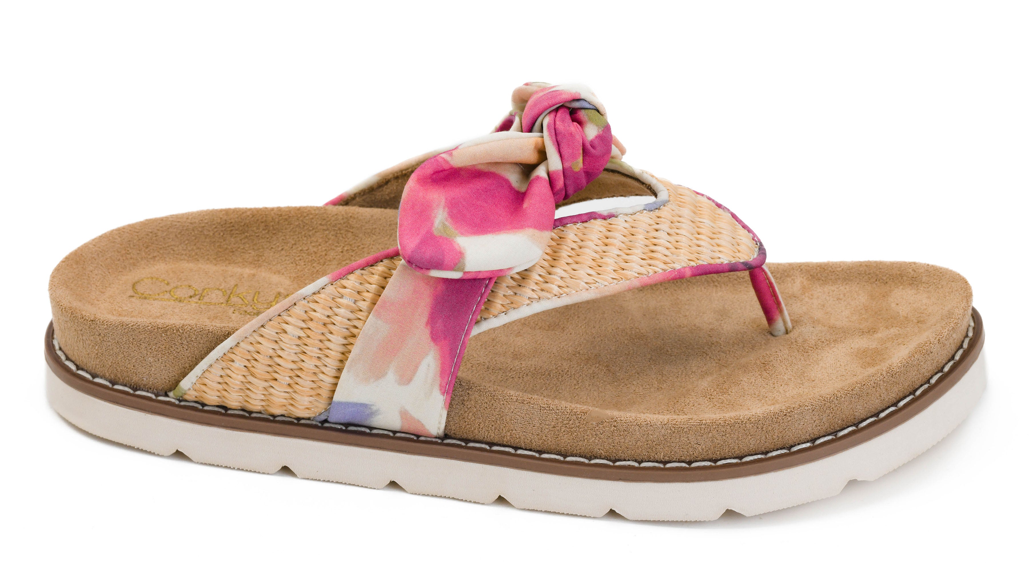Never Settle Floral Sandal