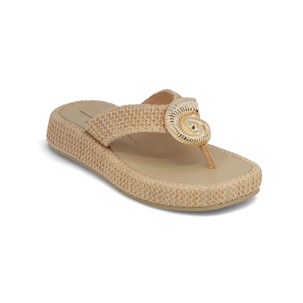 Pamelia Raffia Seashell Sandal