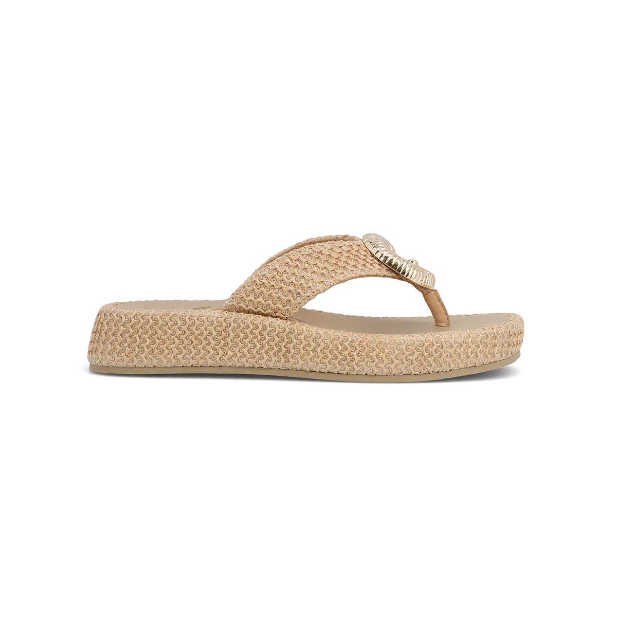 Pamelia Raffia Seashell Sandal