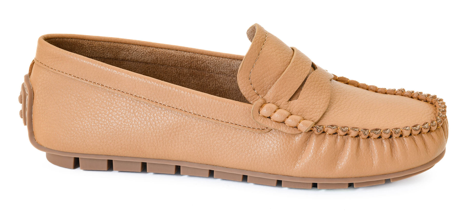 Penny For Your Thoughts Camel Pebble Loafer