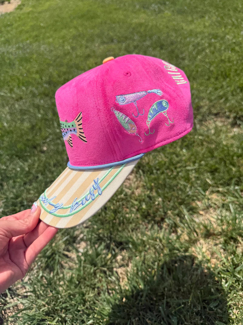 Reel-y Busy Embroidered Hat