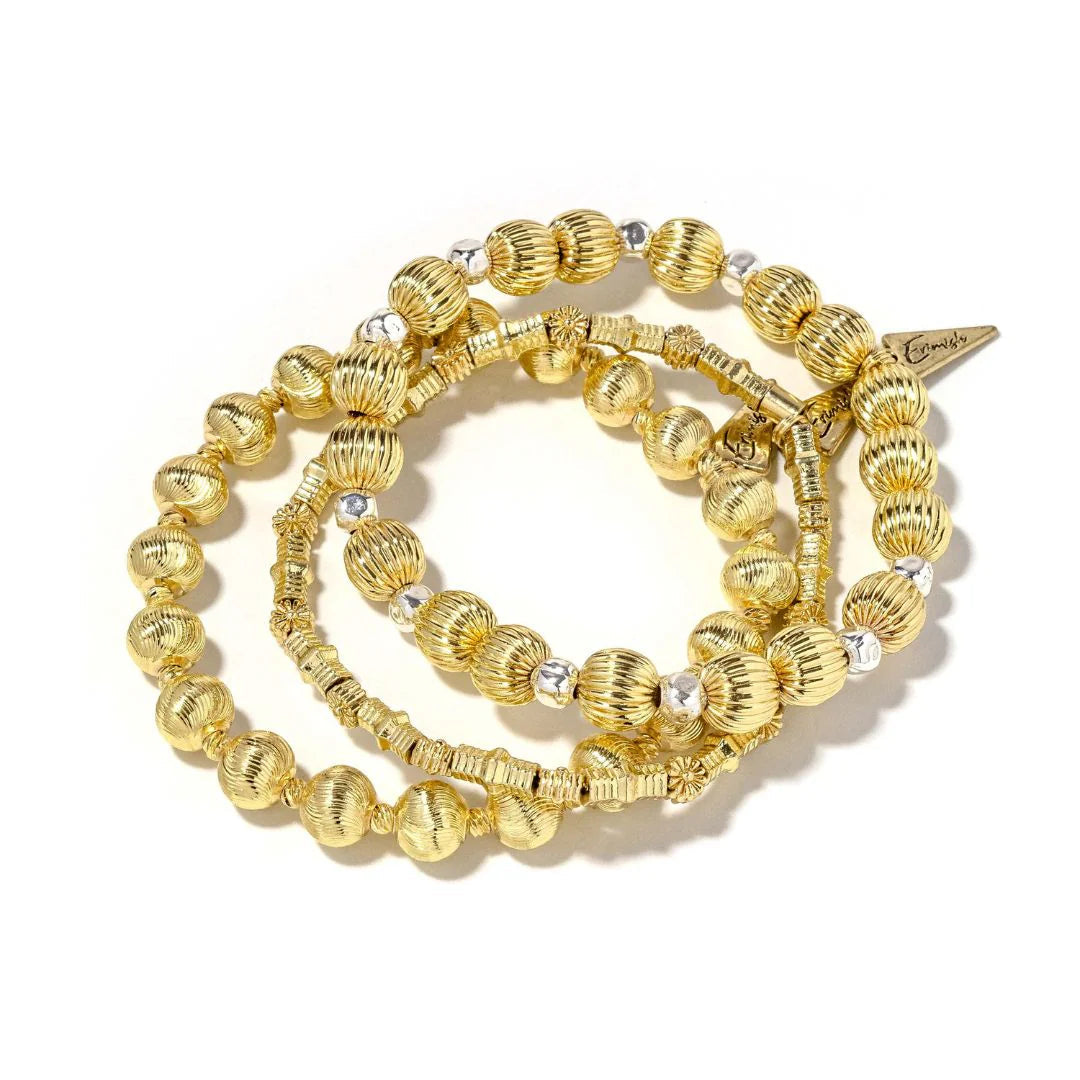 Gold Reese Bracelet Set