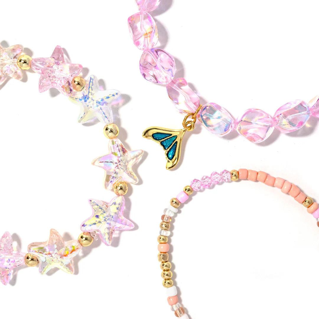 Pink Saltwater Bracelet Stack