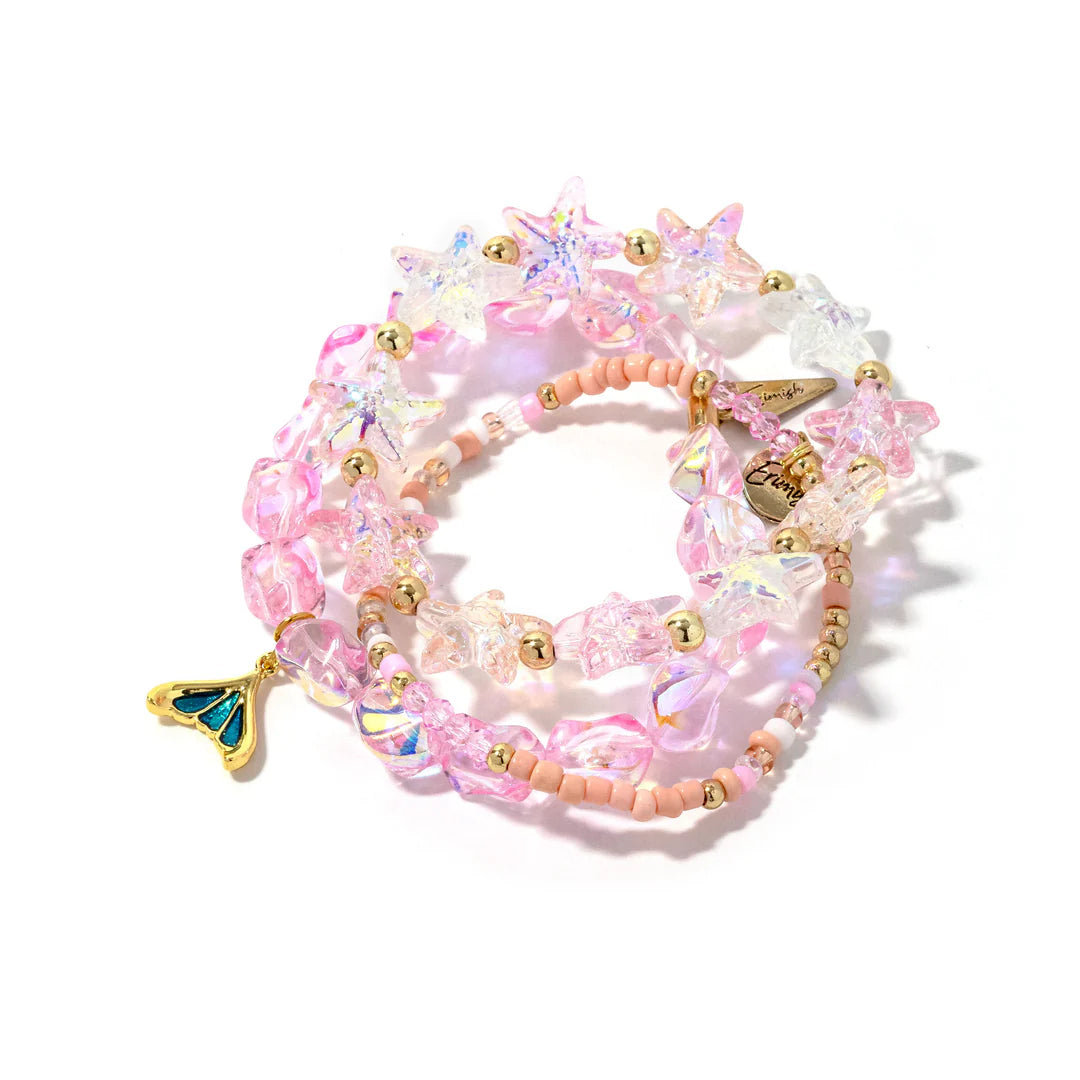Pink Saltwater Bracelet Stack