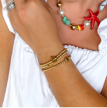Seaside Treasures Gold Bracelet Set