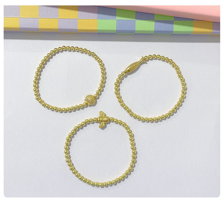 Seaside Treasures Gold Bracelet Set