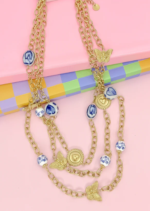 Butterfly Gold Amalfi Necklace