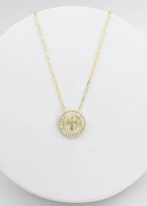 Grace Gold Cross Necklace
