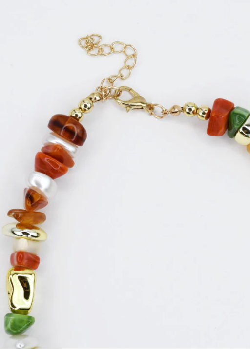 Happy Mess Gemstone Necklace
