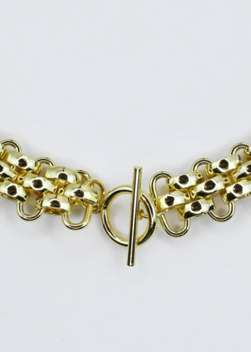 Golden Majesty Toggle Necklace