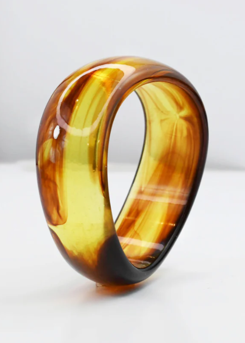 Brown Glossy Bold Bangle