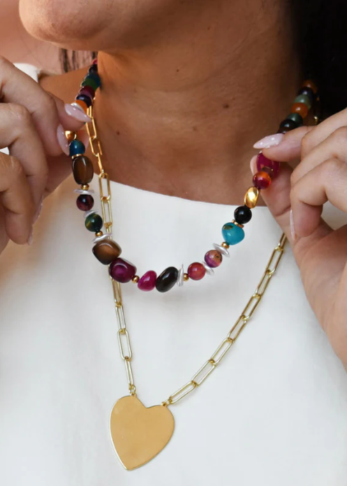 Jewels Crush Gemstone Necklace