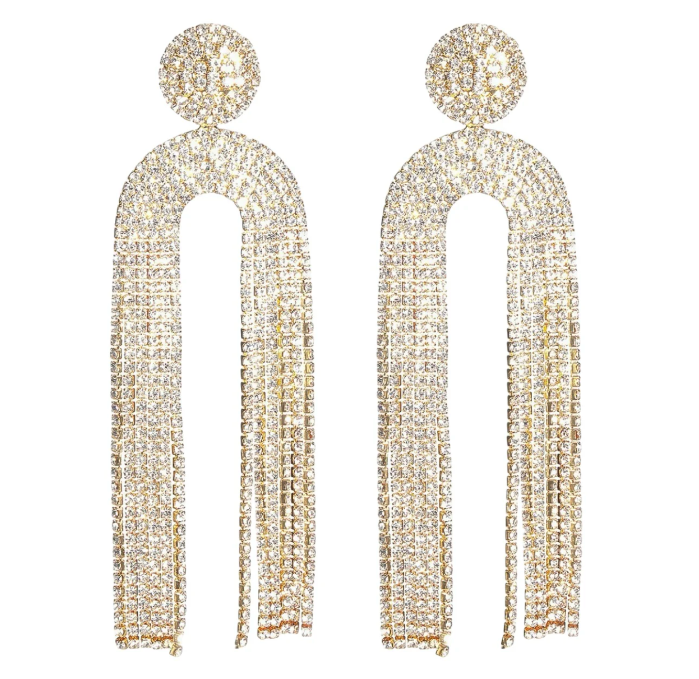 All That Shines Statement Earrings Clear