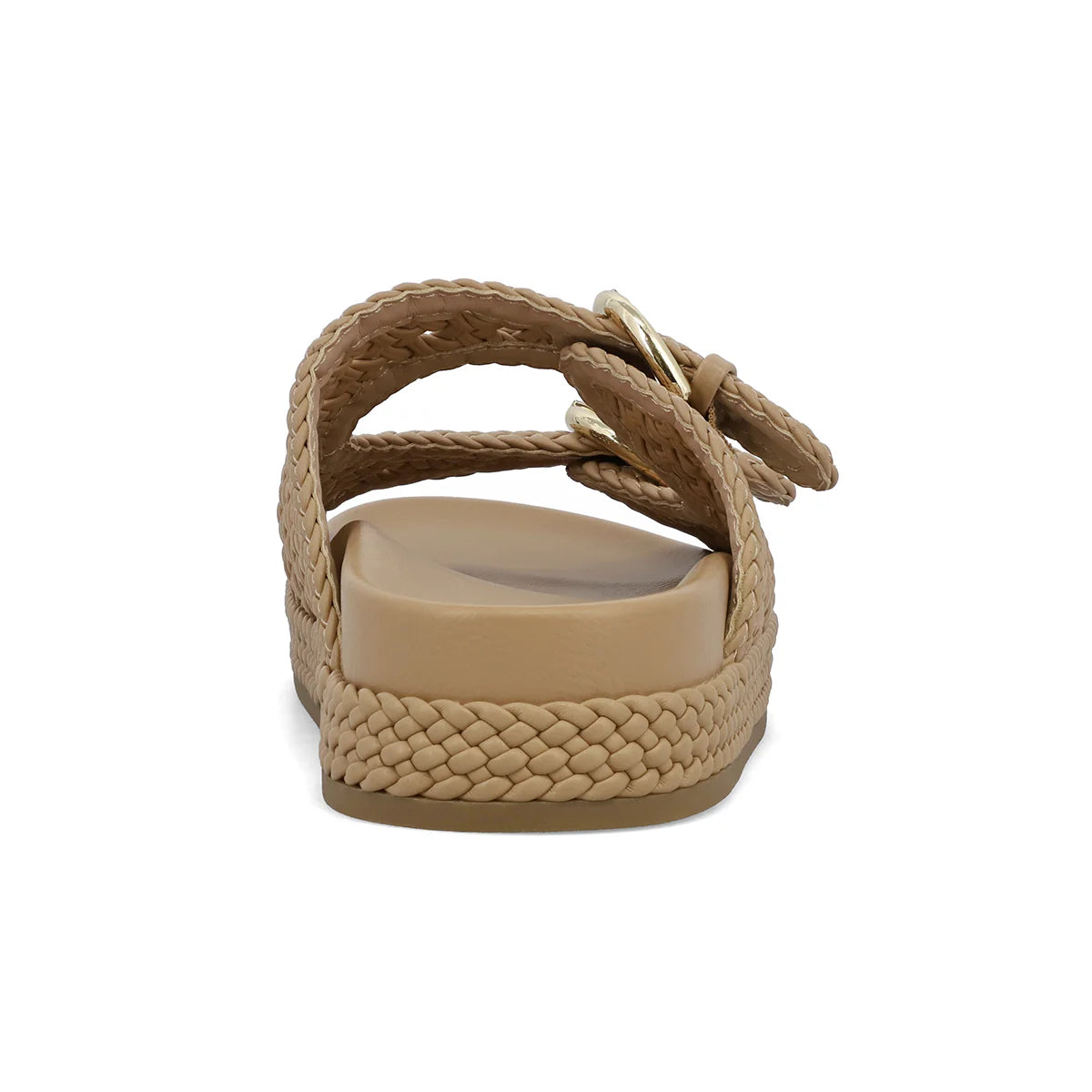 Trendy Woven Nude Sandal