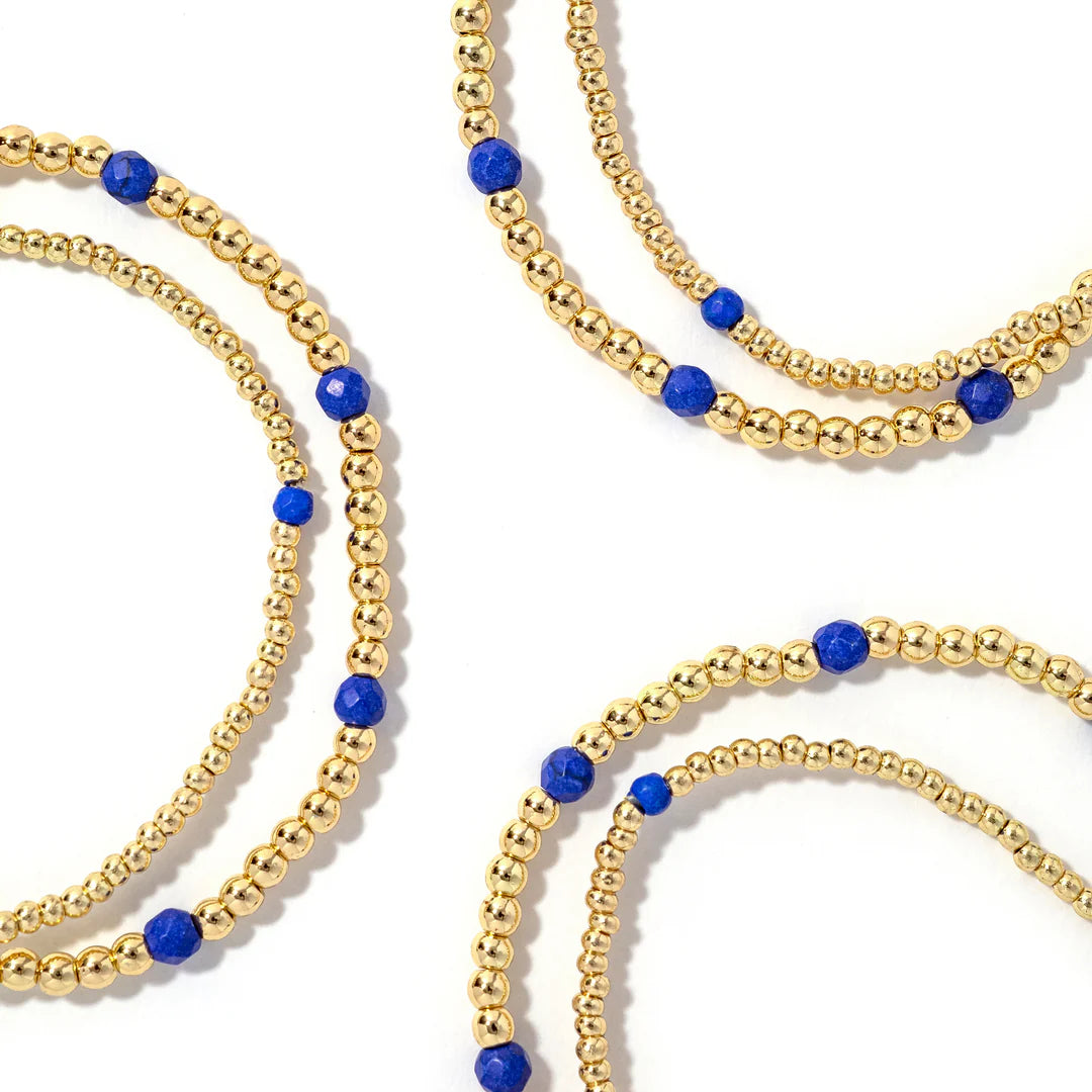 Blue Gold Tatum Bracelet Set