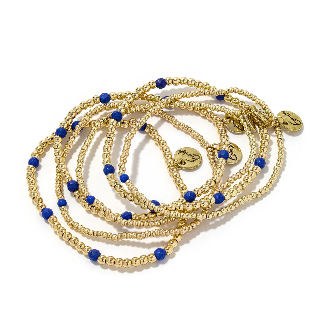 Blue Gold Tatum Bracelet Set