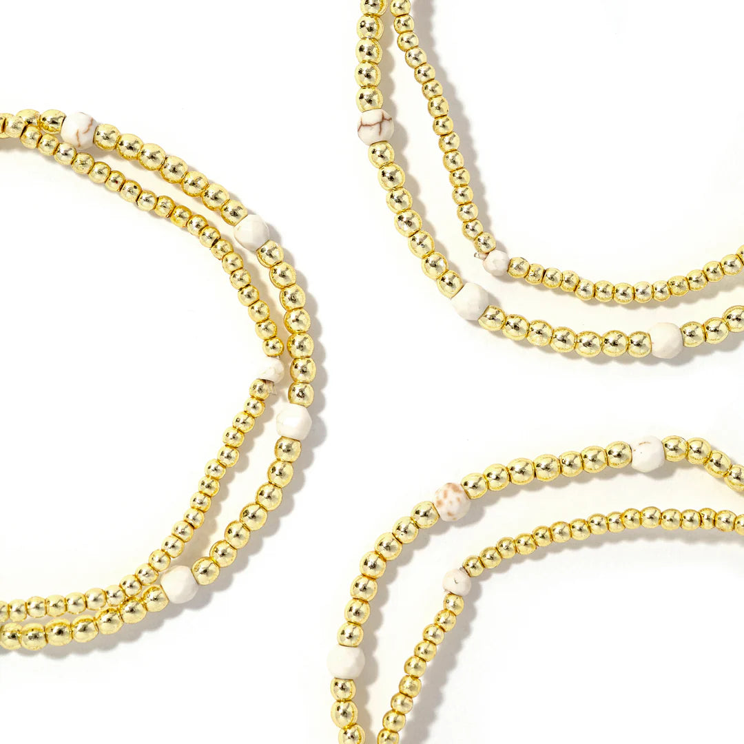 White Gold Tatum Bracelet Set