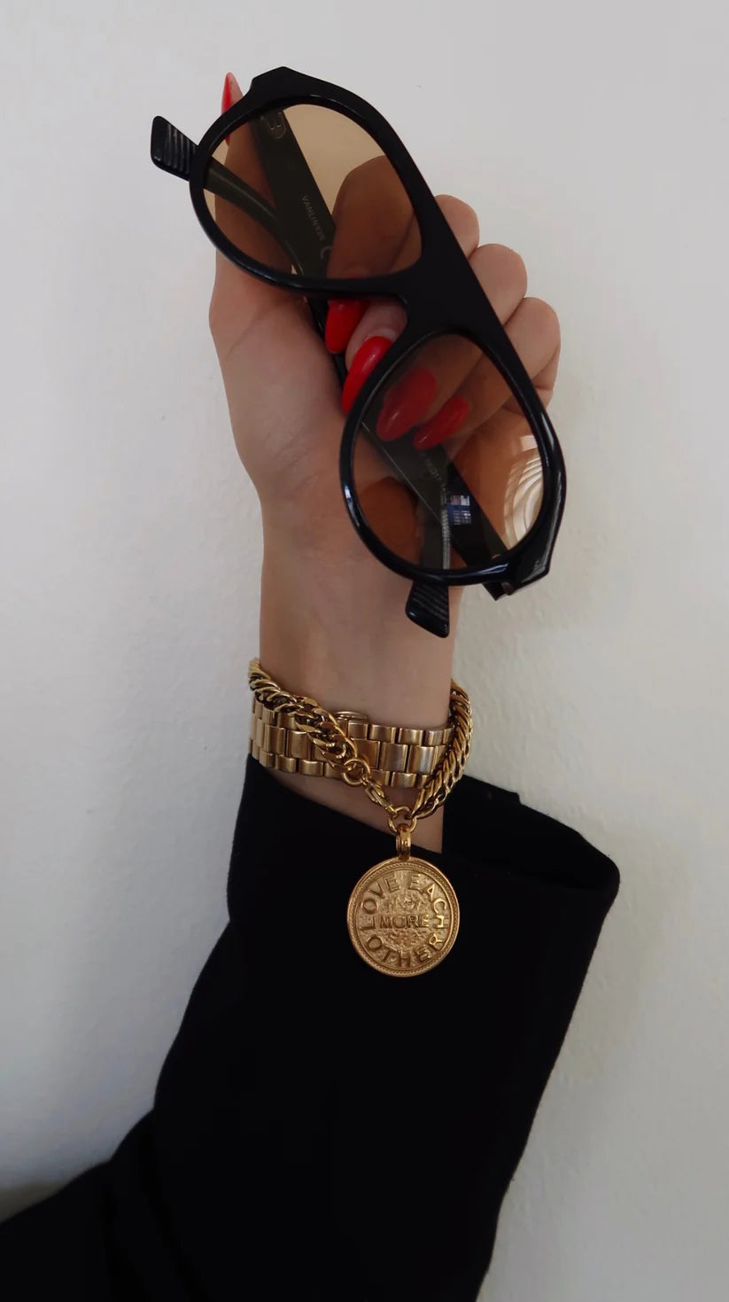 The Meredith Gold Coin Bracelet