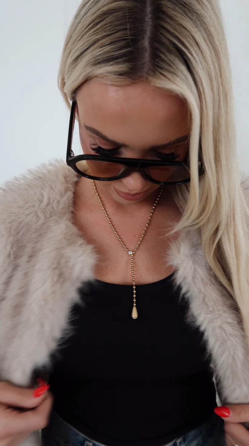 The Lainey Gold Y Necklace