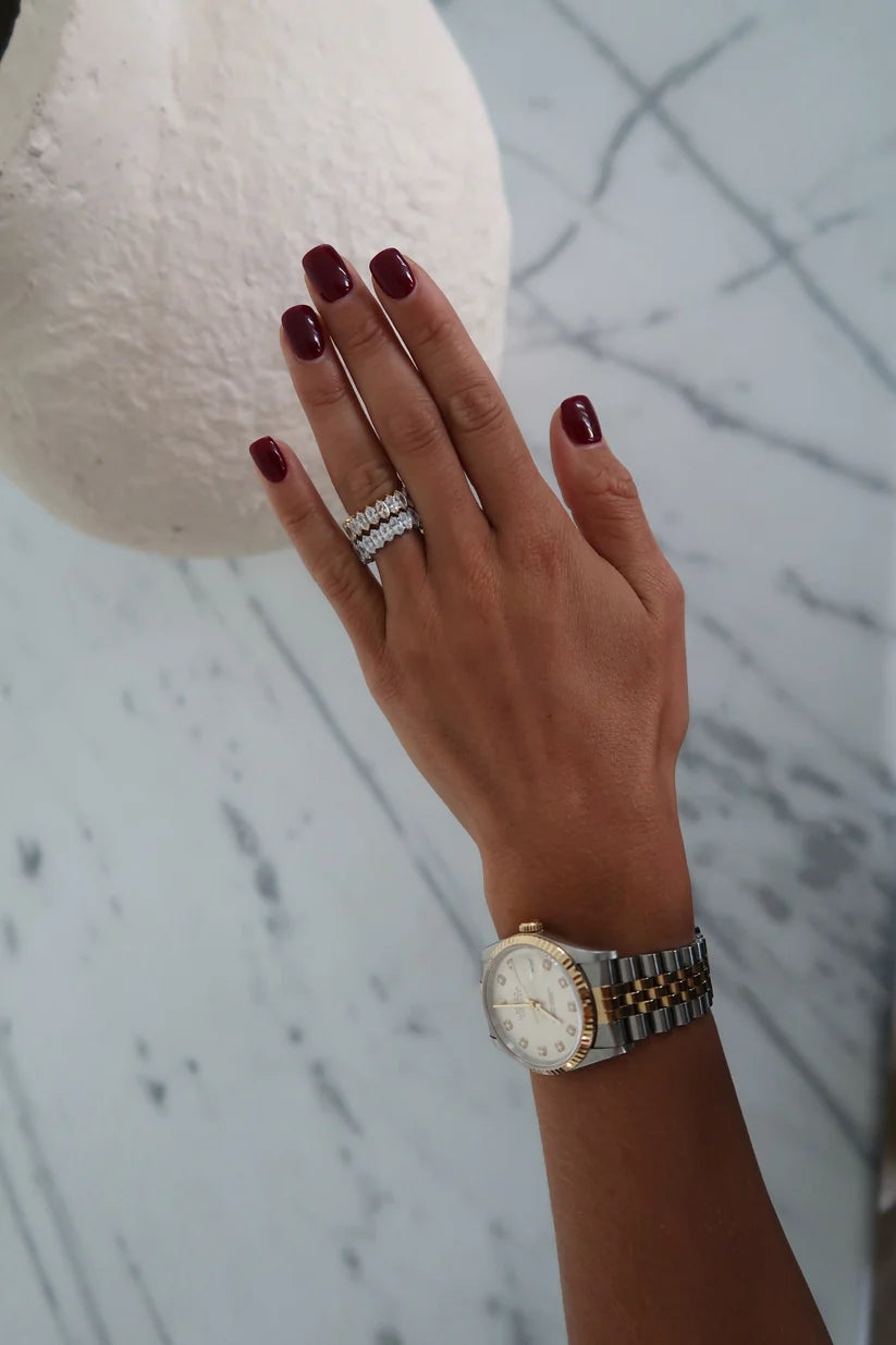 The Vanessa Gold Marquise Ring