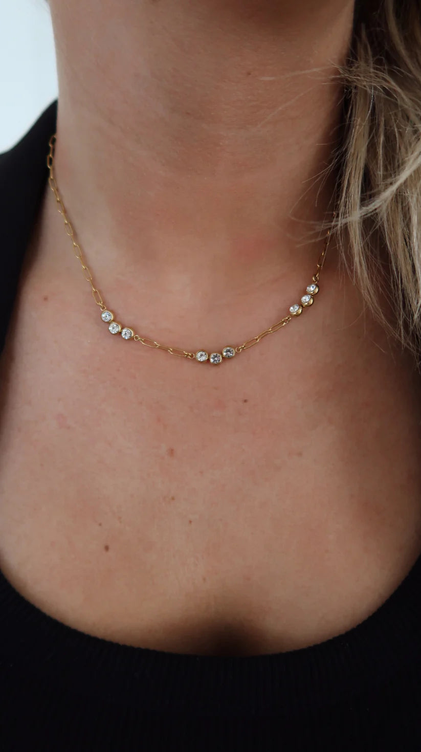 The Marissa Gold Diamond Necklace