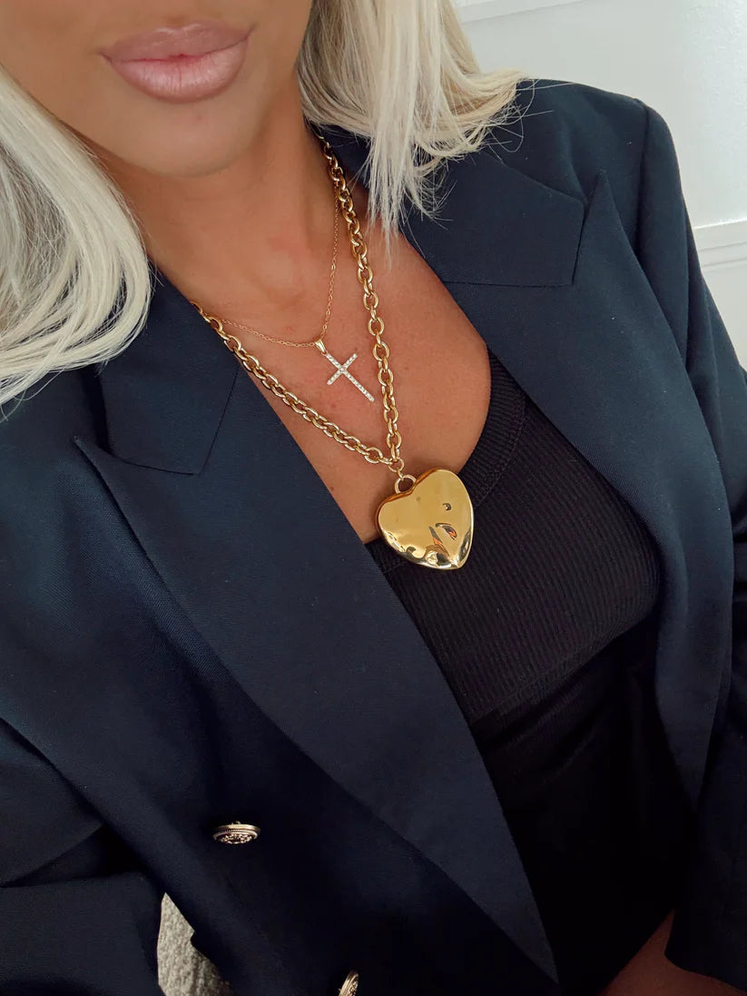 The Madi Gold Cross Necklace