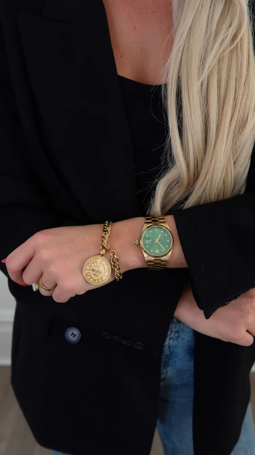 The Meredith Gold Coin Bracelet