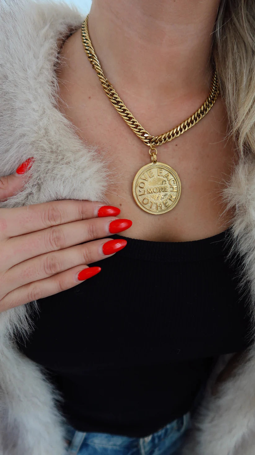 The Meredith Gold Coin Necklace