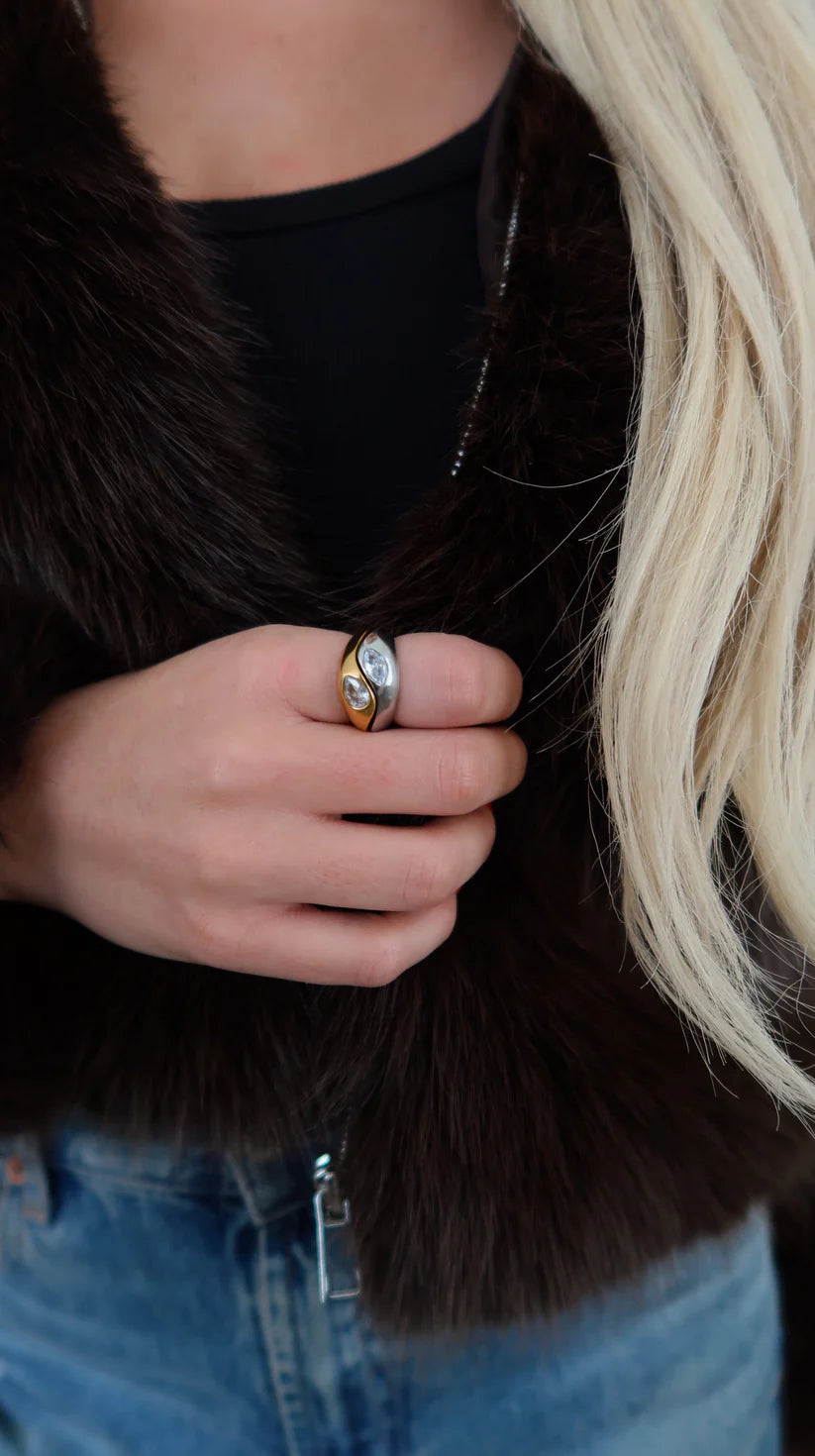 The Emme Two Toned Ring