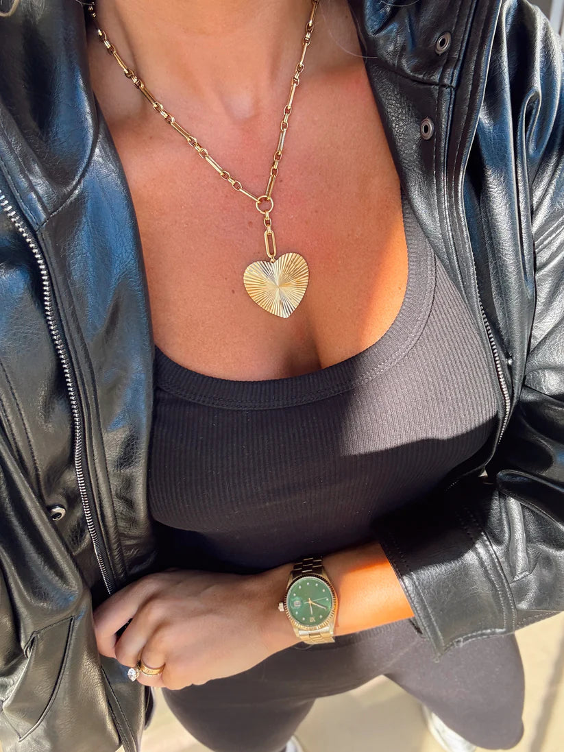 The Haven Gold Heart Necklace