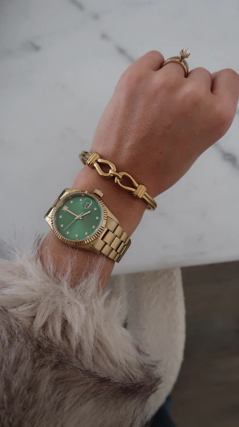 The Abby Gold Hook Bracelet