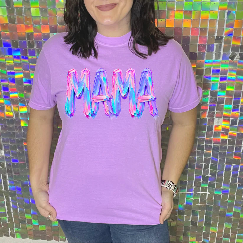 Ultra Violet MAMA Paint Stroke T-Shirt